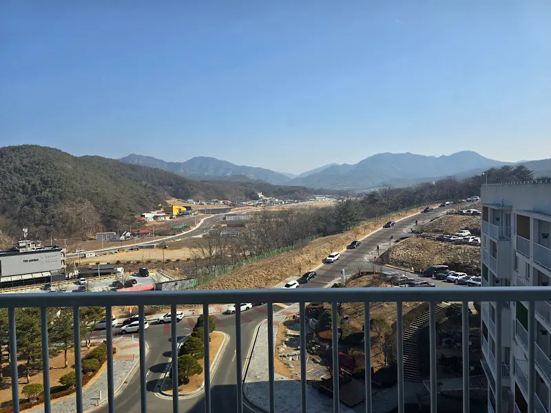 객실에서 바라본 풍경