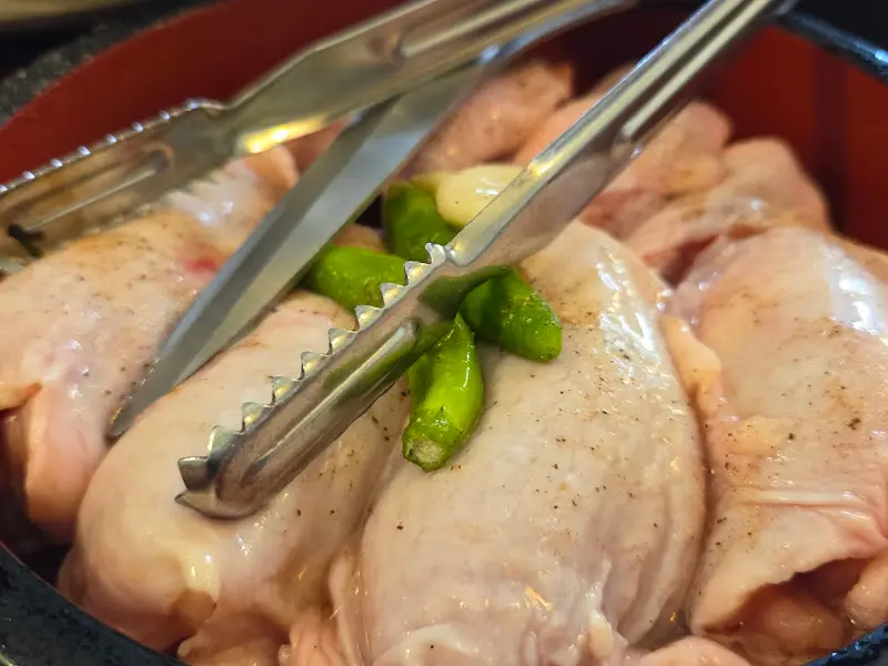 토리이에 닭고기