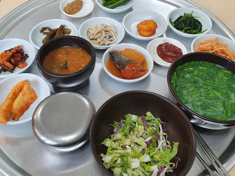 섬진강 재첩국 한상차림