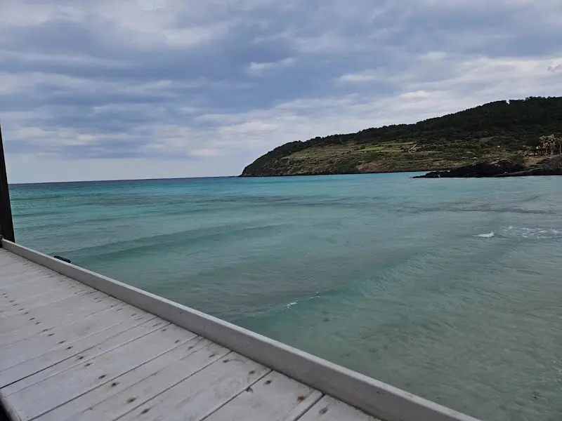 델문도 테라스에서 바라본 함덕 해변