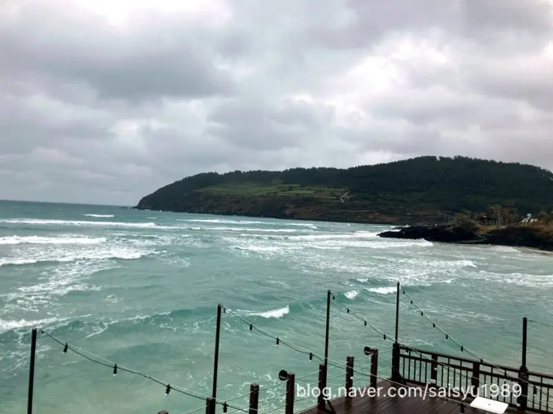 델문도에서 바라본 서우봉