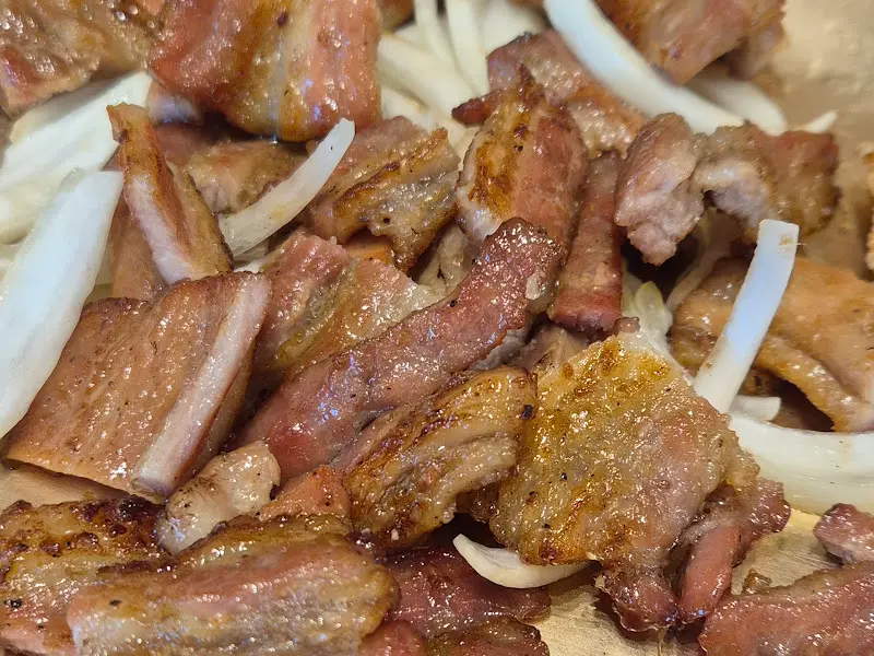 갈비와 비빔냉면