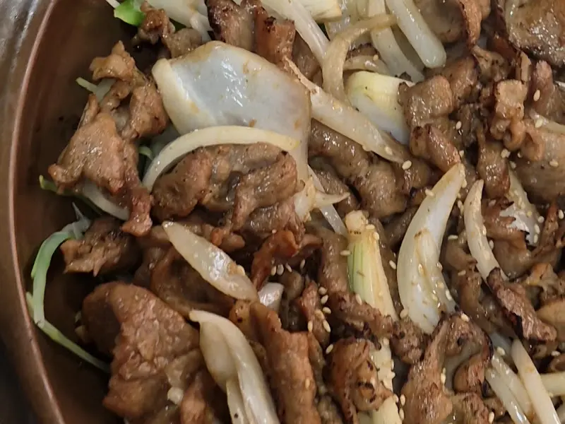 불고기 확대 사진