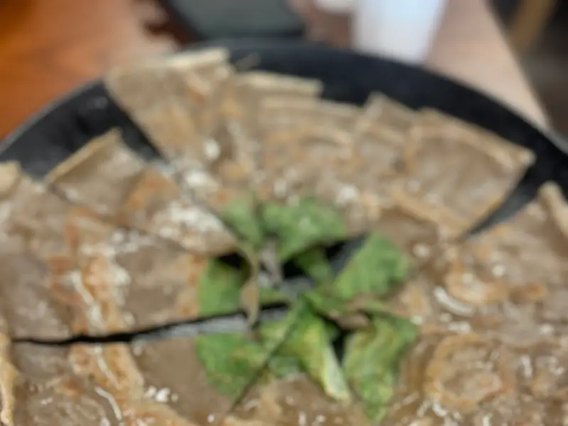 겉바속쫄 메밀전