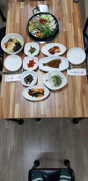 버섯불고기전골 한상차림