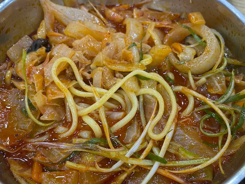 차돌짬뽕 면