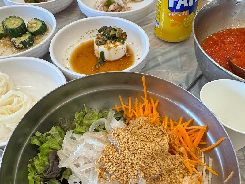 신비섬횟집 한 상 차림