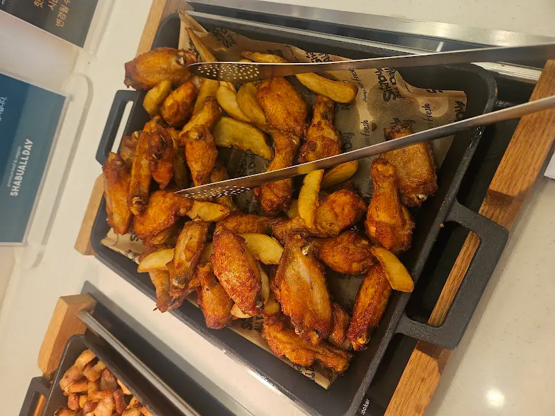 닭튀김과 감자튀김