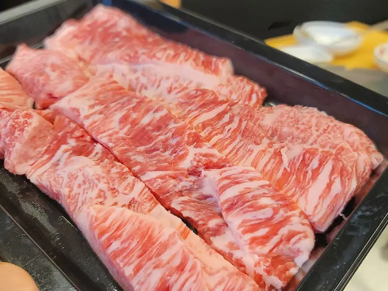 마블링이 예술인 한우