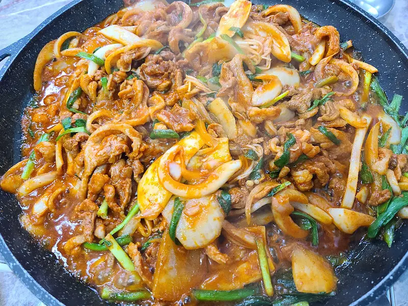 오리불고기 비주얼