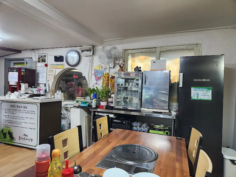 본래순대 괴산칠성점 내부