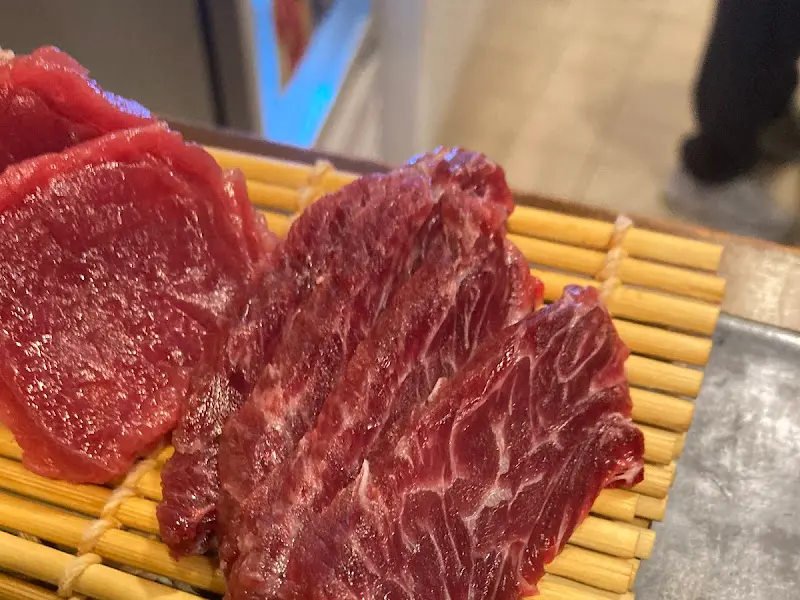 황홀한 마블링의 아카미 클로즈업