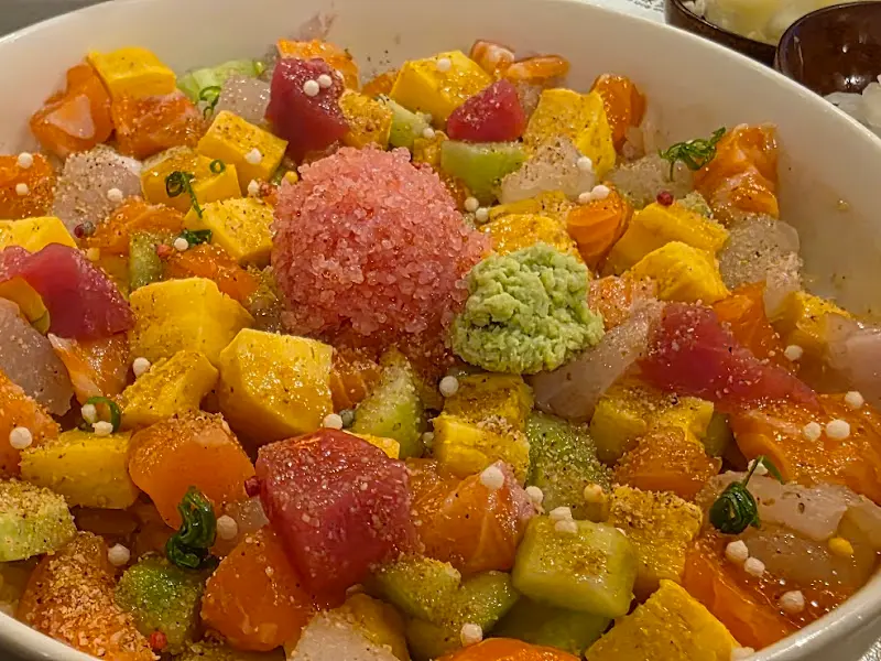 알록달록 지라시덮밥