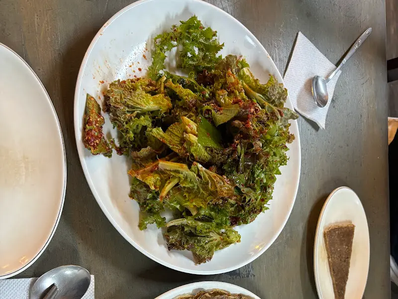 도토리묵 야채쌈