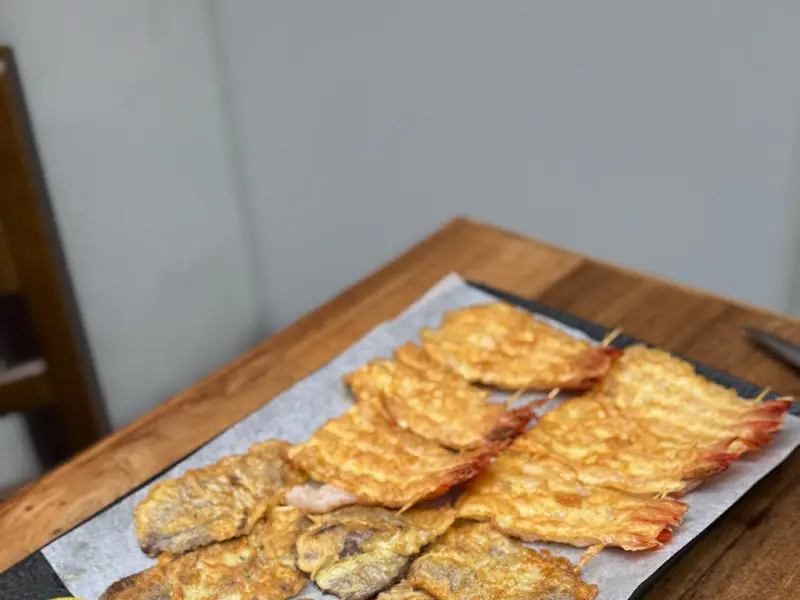 맛깔스러운 새우육전