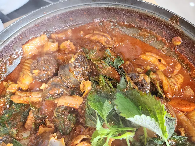 곱창전골 근접샷