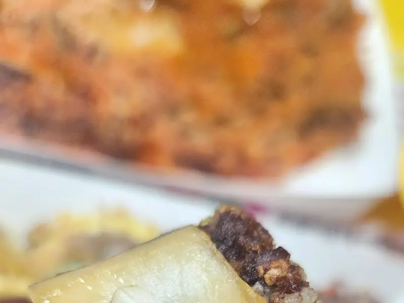 아바이순대 단면 사진