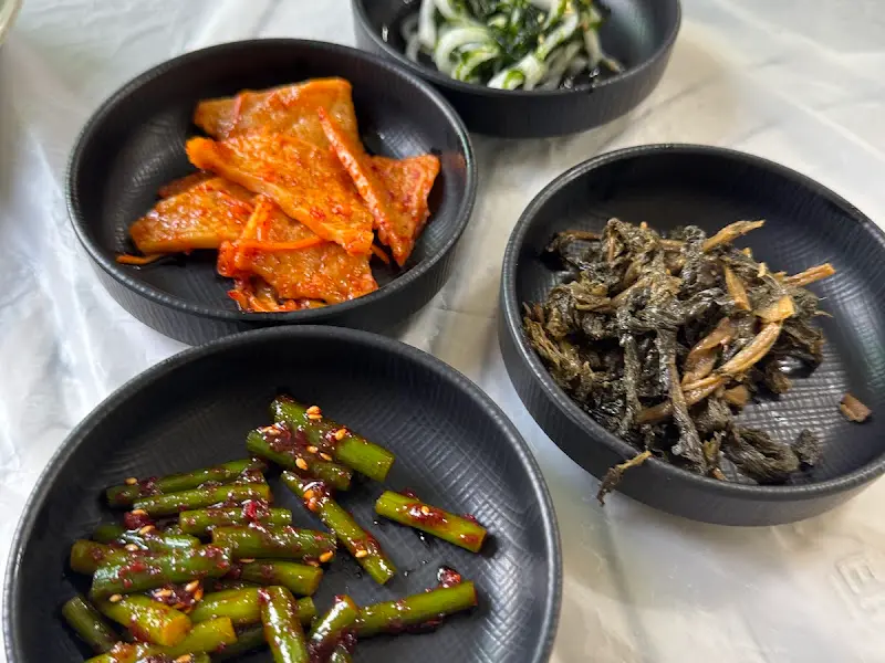 맛깔스러운 반찬 클로즈업