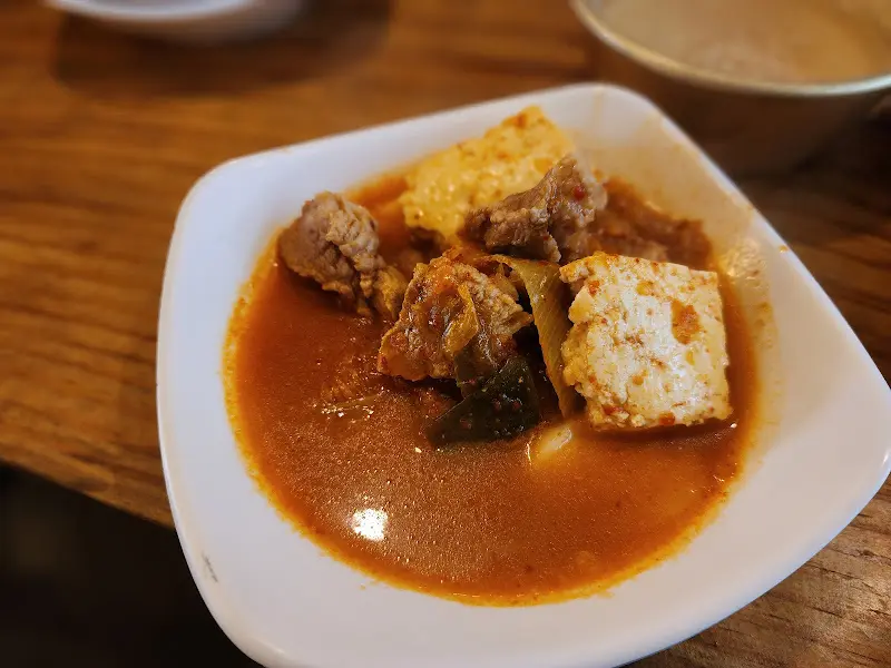 김치찌개 한 상차림