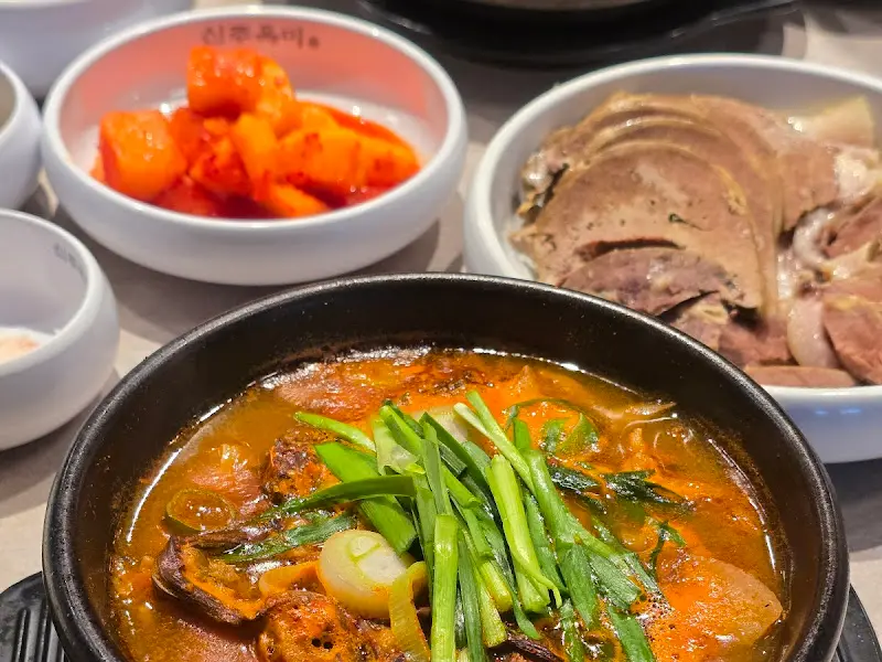 보양 순대국 한상차림