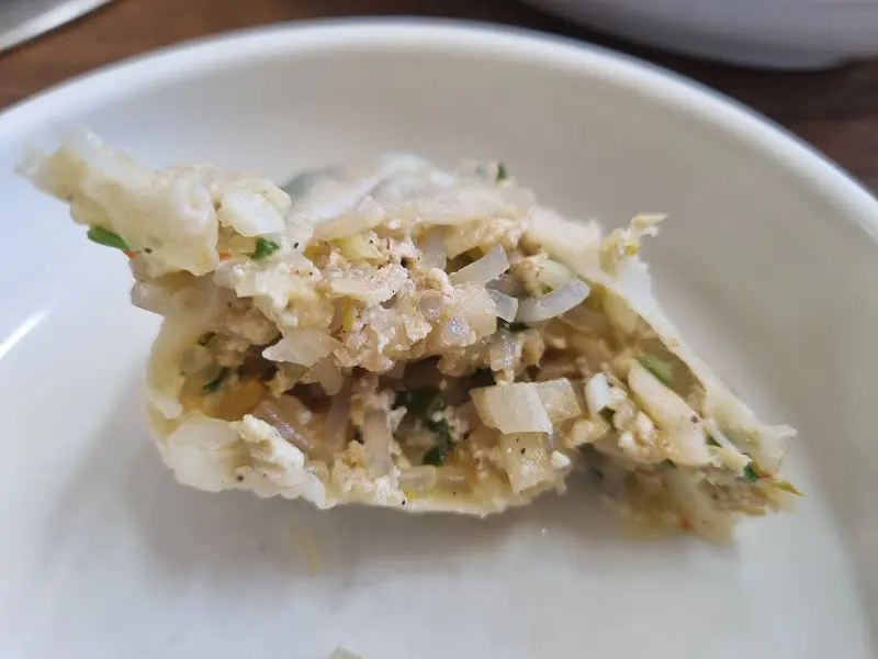 만두 속의 푸짐함