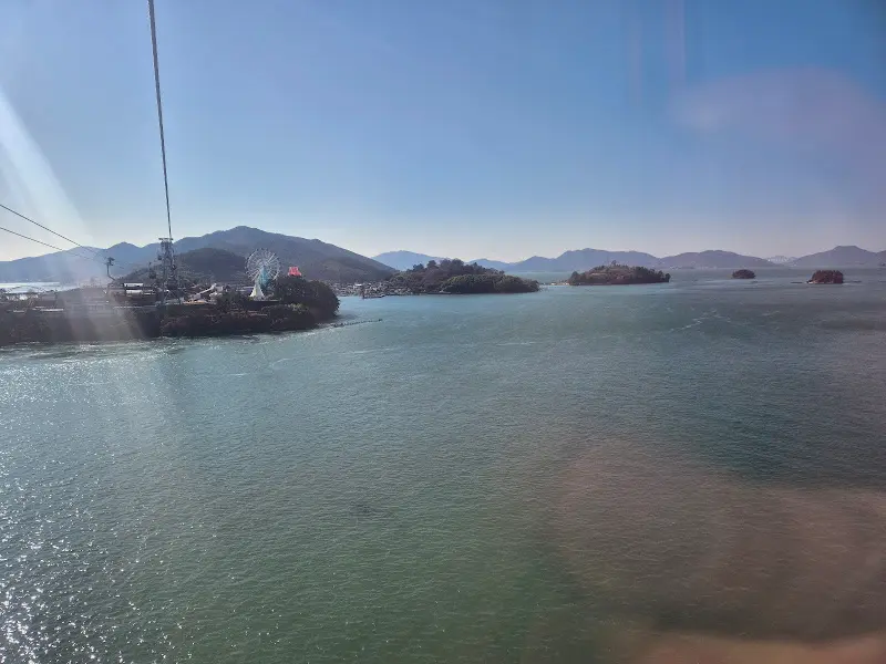 케이블카에서 보이는 풍경