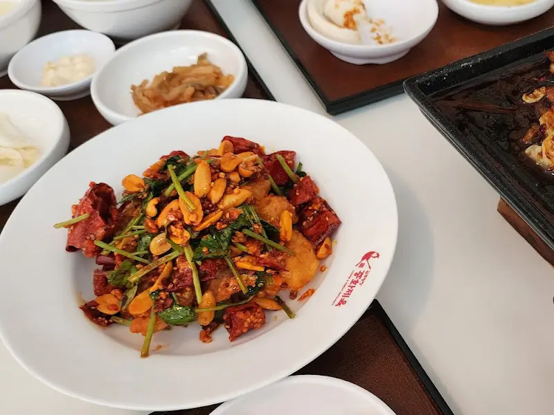 중화 제육 불팟 전체 샷