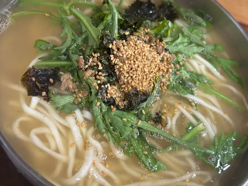 칼국수 클로즈업