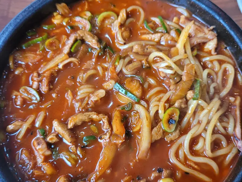 고기짬뽕의 푸짐한 비주얼