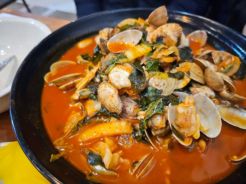 바지락 짬뽕의 클로즈업