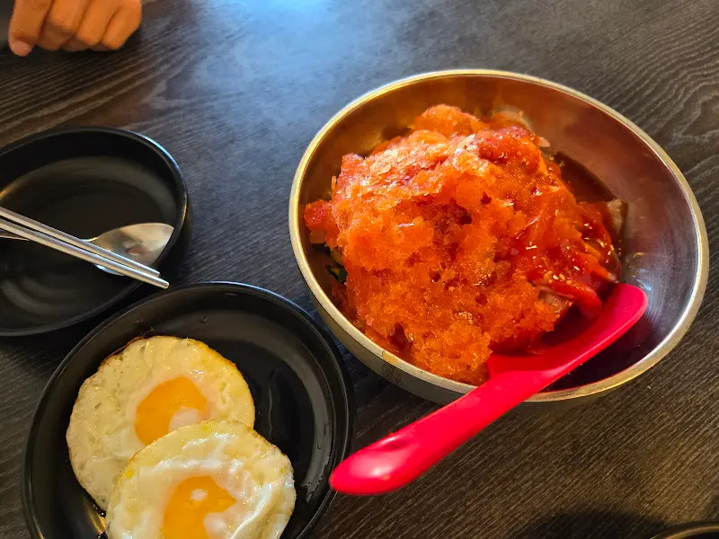 물회와 계란후라이