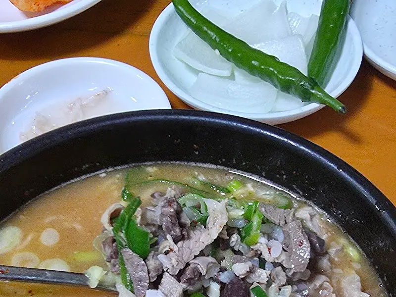 하동식당 내부 모습