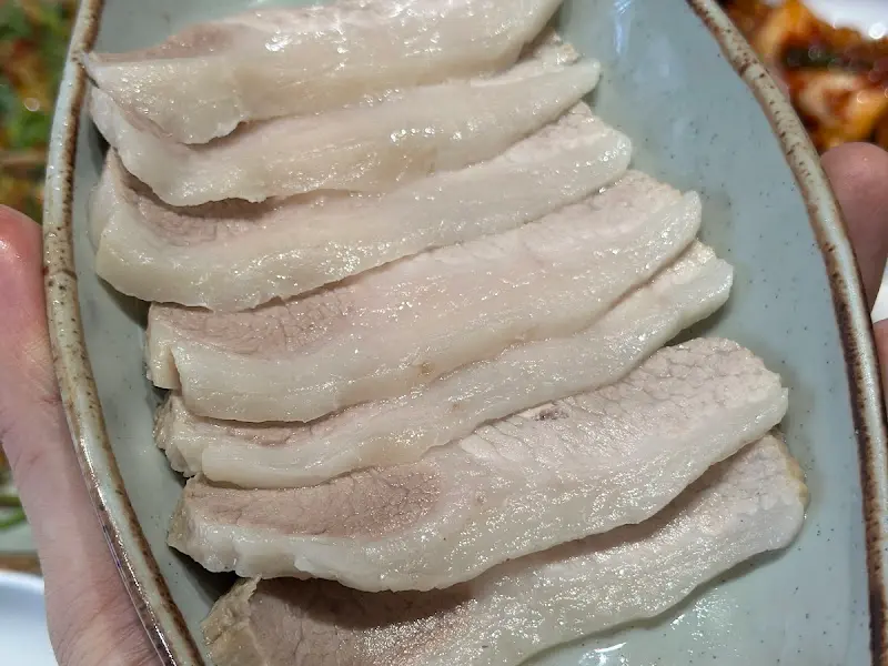 야들야들한 가브리살 수육