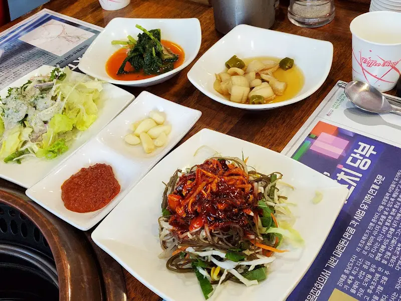 정상갈비 밑반찬