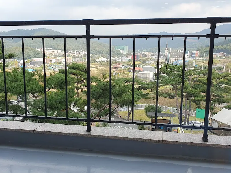 식당에서 바라본 풍경