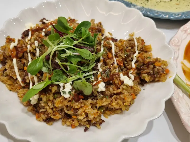 볶음밥 클로즈업 사진