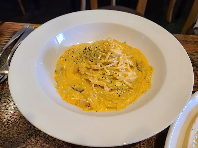 스파게티 스토리 오렌지 소스 파스타