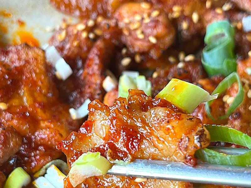 제육볶음 근접샷