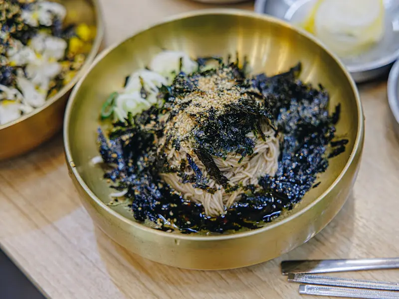 들기름 막국수 비주얼 쇼크