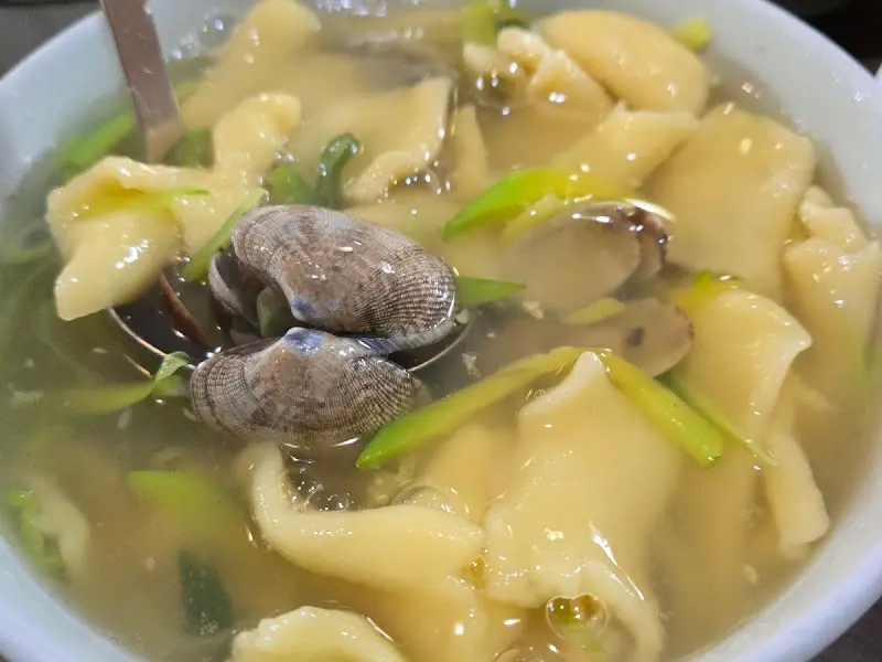 수제비 클로즈업