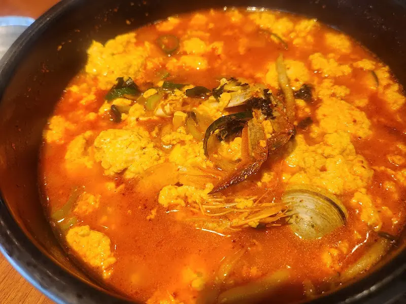 해물 순두부 전골