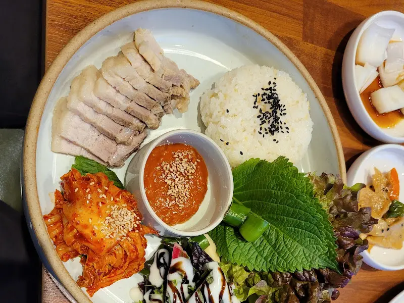 보쌈 정식 한상차림