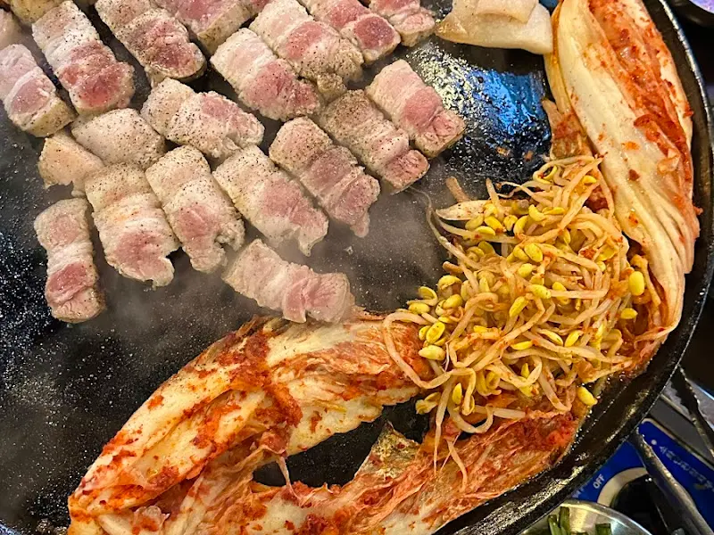 솥뚜껑 삼겹살 풀세팅