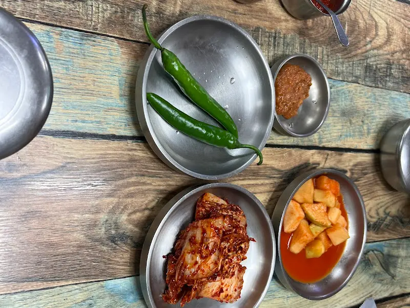 기본 반찬 클로즈업