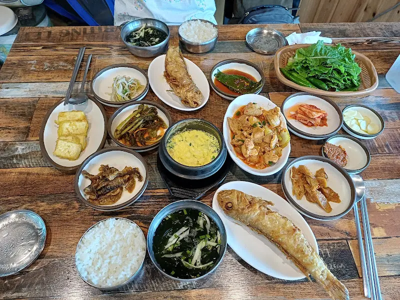 녹색정식 한상차림