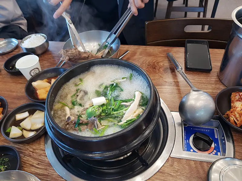 갈비 해체 작업