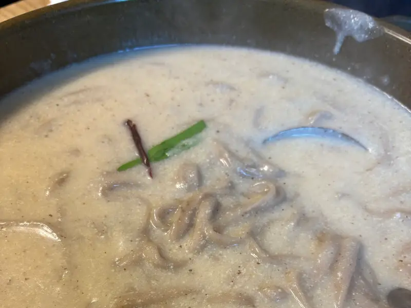 들깨칼제비 클로즈업