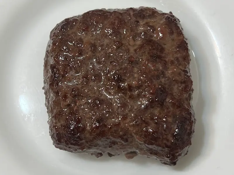 윤기가 흐르는 떡갈비 단면