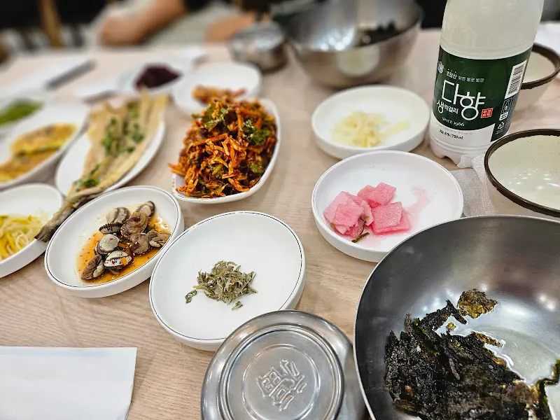 꼬막정식 한상차림