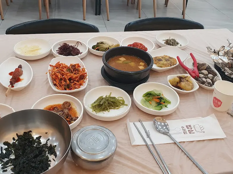 꼬막정식 클로즈업